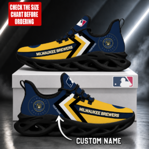 Limited Edition – Customized MLB Milwaukee Brewers Max Soul Shoes