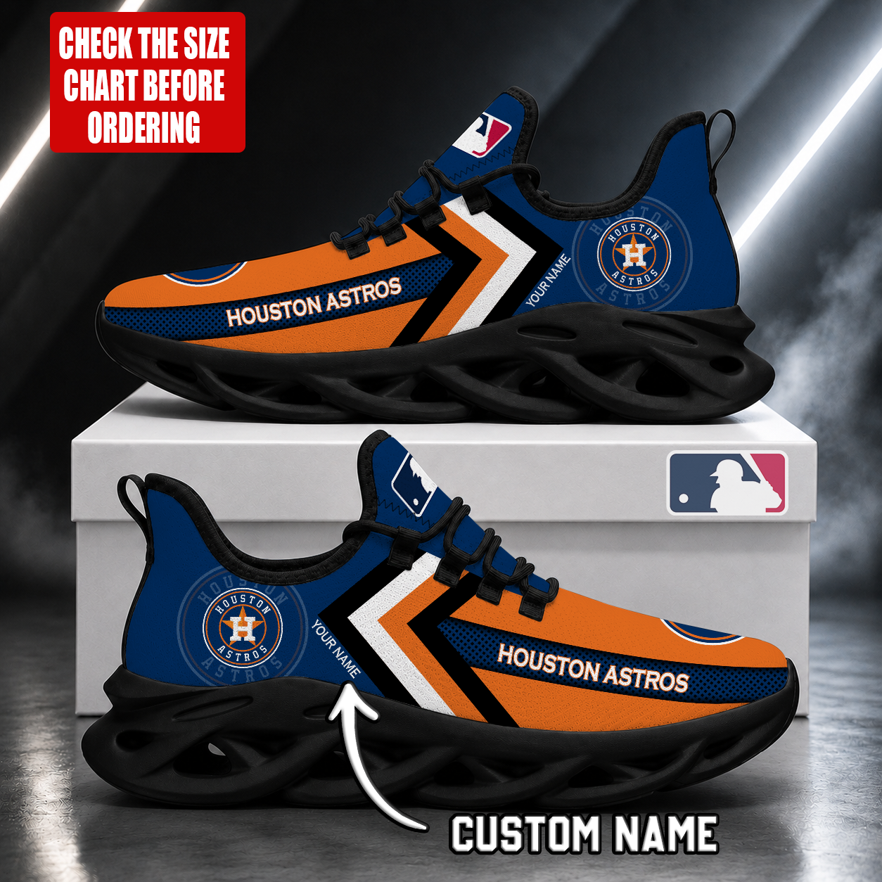 Limited Edition – Customized MLB Houston Astros Max Soul Shoes