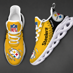 Limited Edition – Customized NFL Pittsburgh Steelers Unisex Max Soul Shoes