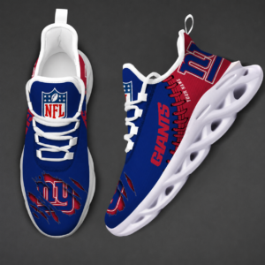 Limited Edition – Customized NFL New York Giants Unisex Max Soul Shoes