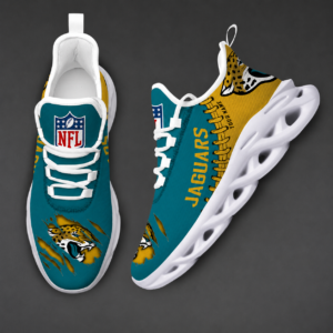 Limited Edition – Customized NFL Jacksonville Jaguars Unisex Max Soul Shoes