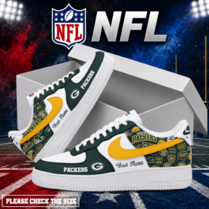 Limited Edition – Customized NFL Green Bay Packers Air Force 1 Shoes