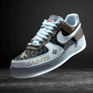 Limited Edition – Customized NFL New Orleans Saints Air Force 1 Sneakers