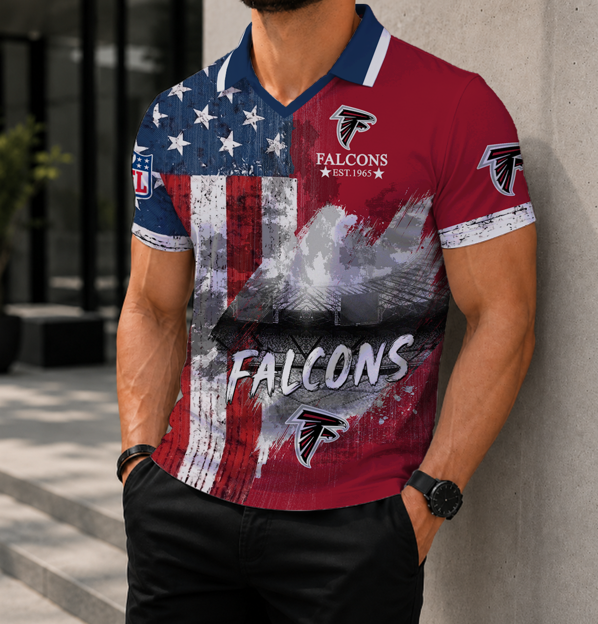 Limited Edition – Customized NFL Atlanta Falcons Polo Shirt