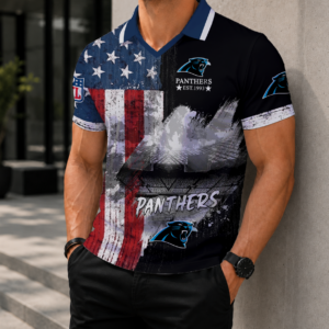 Limited Edition – Customized NFL Carolina Panthers Polo Shirt