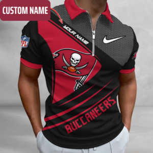 Limited Edition – Customized NFL Tampa Bay Buccaneers Zip Polo Shirt