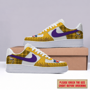 Limited Edition – Customized NFL Minnesota Vikings Air Force 1 Shoes