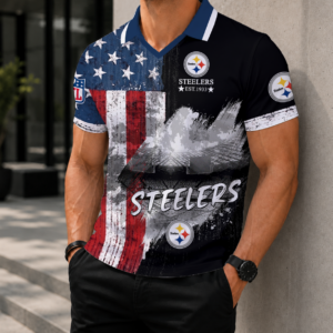 Limited Edition – Customized NFL Pittsburgh Steelers Polo Shirt