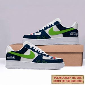 Limited Edition – Customized NFL Seattle Seahawks Air Force 1 Shoes