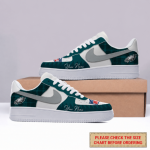 Limited Edition – Customized NFL Philadelphia Eagles Air Force 1 Shoes