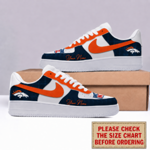 Limited Edition – Customized NFL Denver Broncos Air Force 1 Shoes
