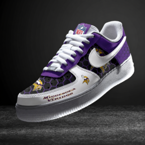Limited Edition – Customized NFL Minnesota Vikings Air Force 1 Sneakers