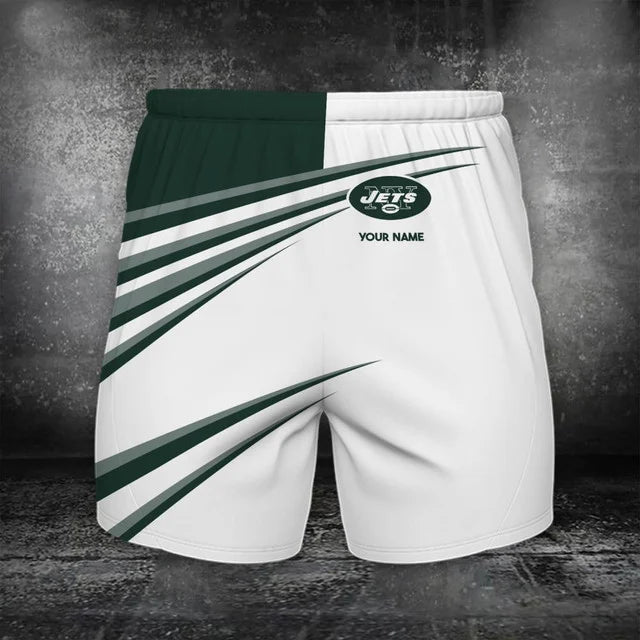 Limited Edition – Customized NFL N? New York Jets Polo Shirt & Short Pants Set - Image 2