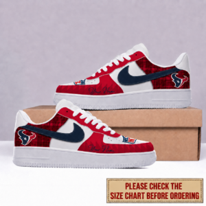 Limited Edition – Customized NFL Houston Texans Air Force 1 Shoes