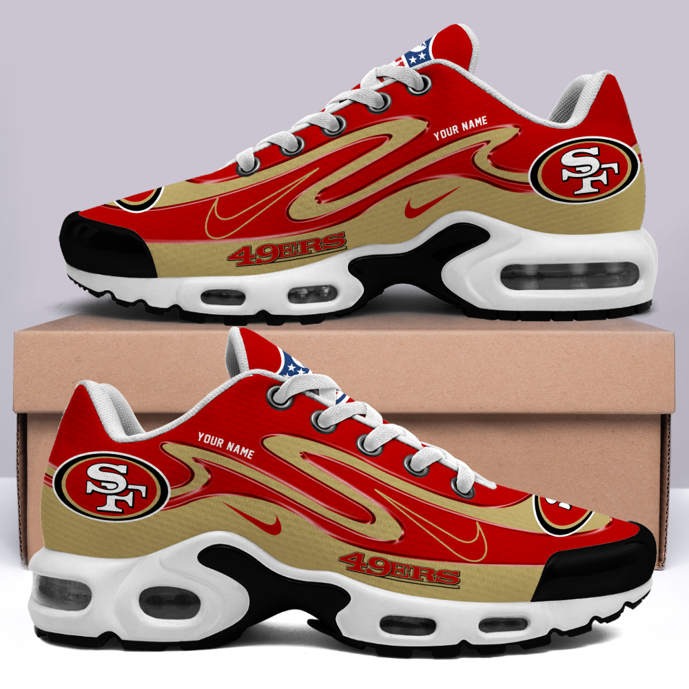 Limited Edition – Customized NFL San Francisco 49Ers Air Max Plus Sneakers