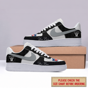 Limited Edition – Customized NFL Las Vegas Raiders Air Force 1 Shoes