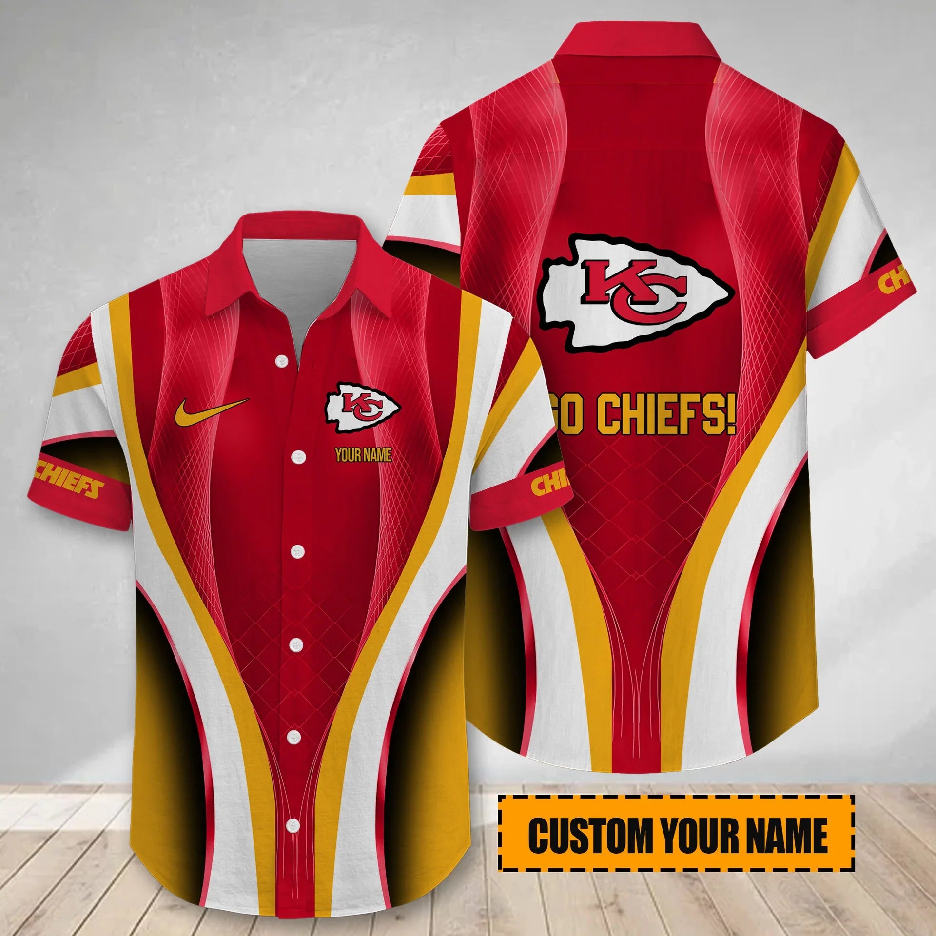 Limited Edition – Customized NFL Kansas City Chiefs Hawaiian Shirt - Image 2