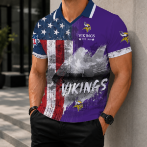 Limited Edition – Customized NFL Minnesota Vikings Polo Shirt