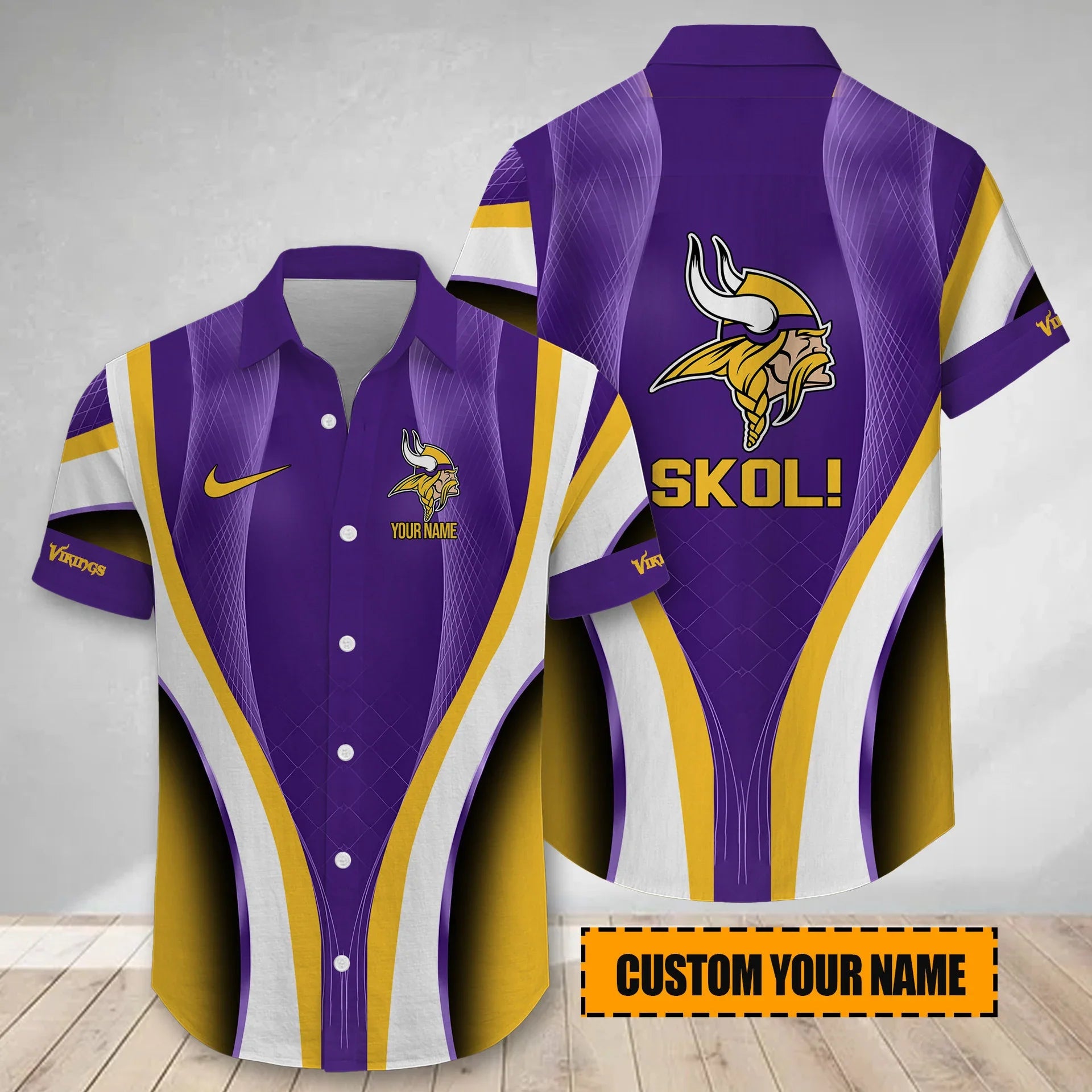 Limited Edition – Customized NFL Minnesota Vikings Hawaiian Shirt - Image 2