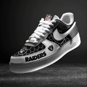 Limited Edition – Customized NFL Las Vegas Raiders Air Force 1 Sneakers