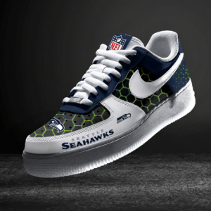 Limited Edition – Customized NFL Seattle Seahawks Air Force 1 Sneakers