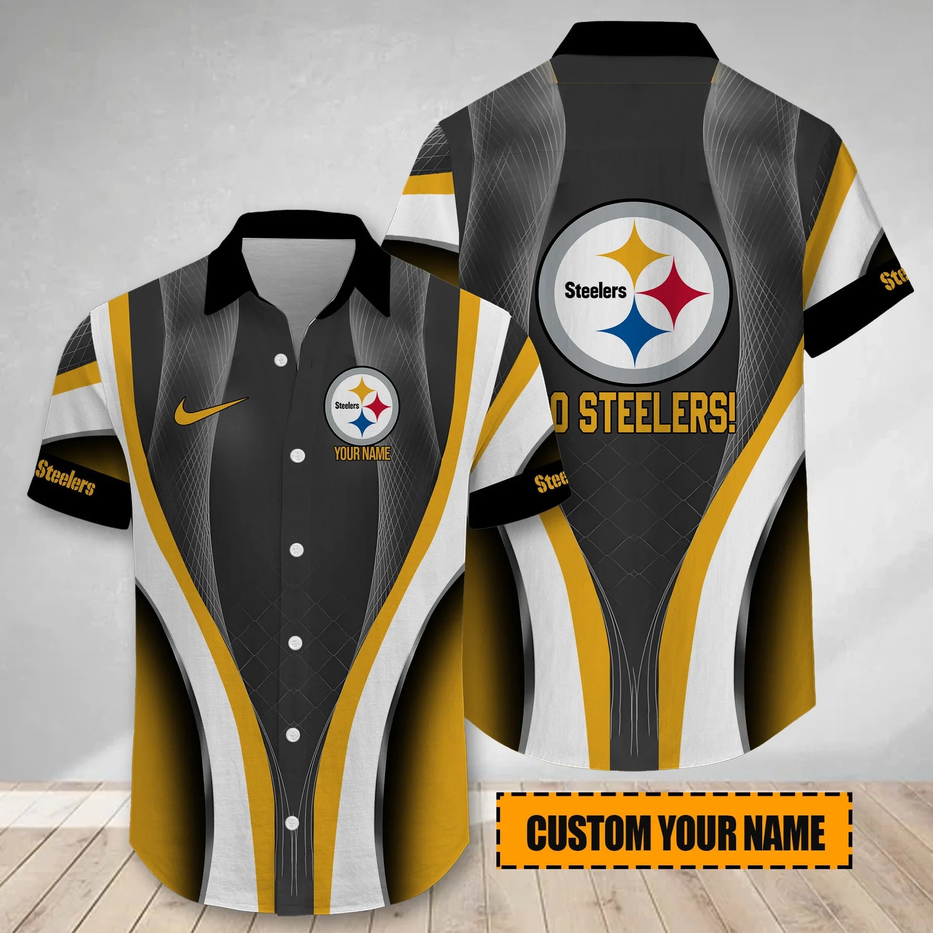 Limited Edition – Customized NFL Pittsburgh Steelers Hawaiian Shirt - Image 2