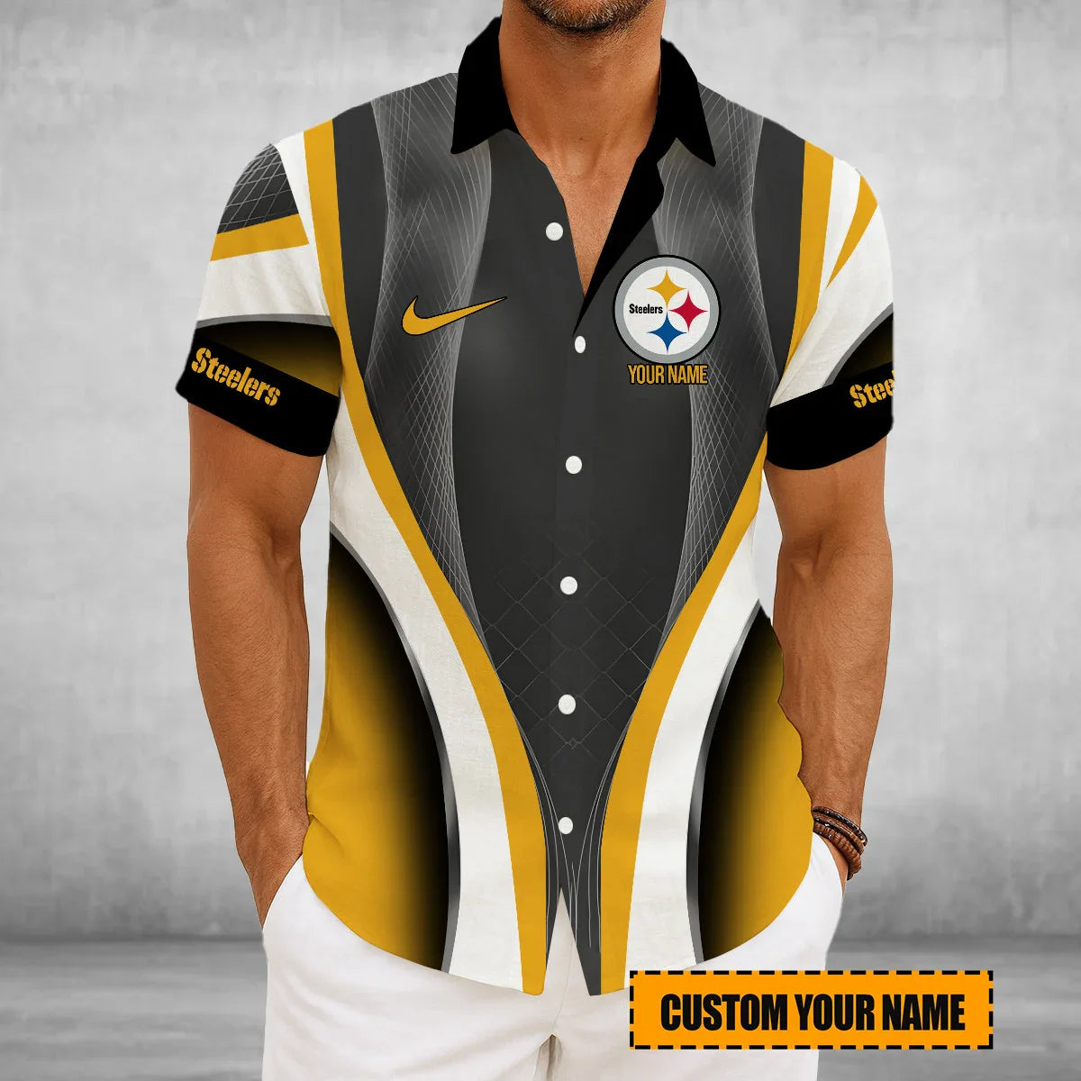 Limited Edition – Customized NFL Pittsburgh Steelers Hawaiian Shirt