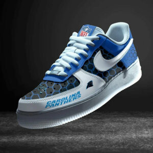 Limited Edition – Customized NFL Carolina Panthers Air Force 1 Sneakers