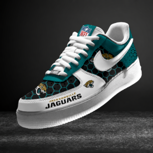 Limited Edition – Customized NFL Jacksonville Jaguars Air Force 1 Sneakers
