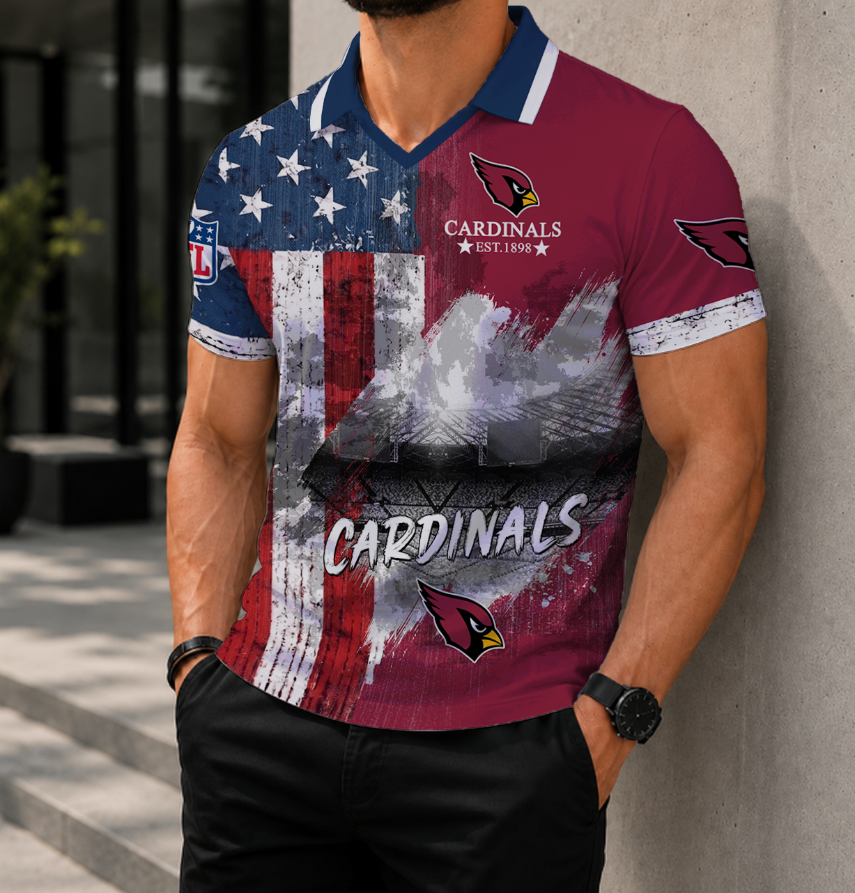 Limited Edition – Customized NFL Arizona Cardinals Polo Shirt