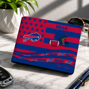 Limited Edition – Customized NFL Buffalo Bills Leather Wallet