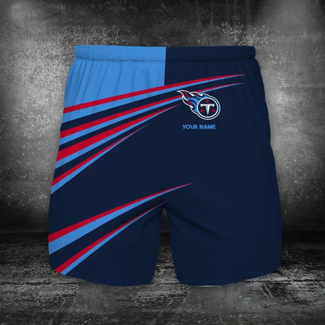 Limited Edition – Customized NFL Tennessee Titans Polo Shirt & Short Pants Set - Image 2