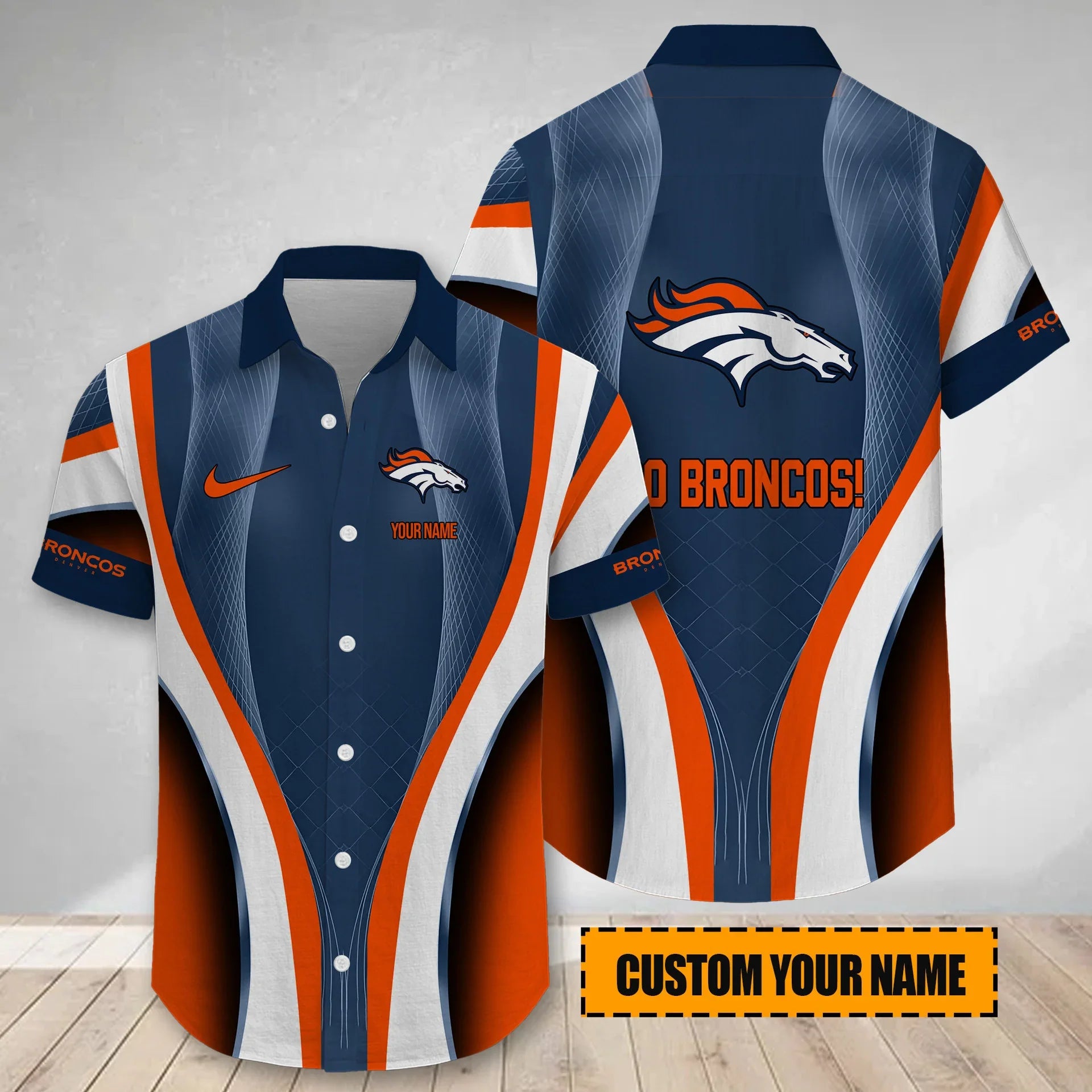 Limited Edition – Customized NFL Denver Broncos Hawaiian Shirt - Image 2