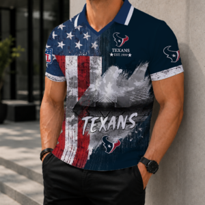 Limited Edition – Customized NFL Houston Texans Polo Shirt