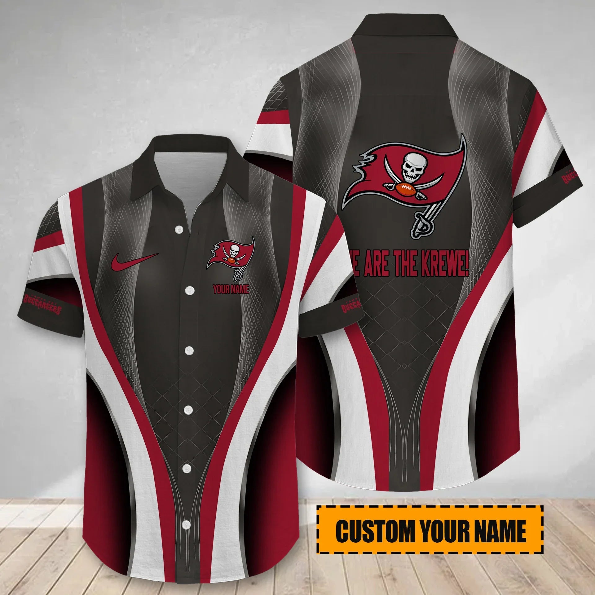 Limited Edition – Customized NFL Tampa Bay Buccaneers Hawaiian Shirt - Image 2