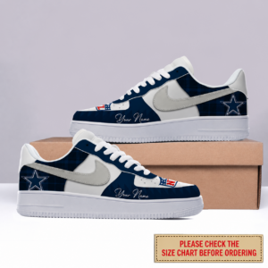 Limited Edition – Customized NFL Dallas Cowboys Air Force 1 Shoes