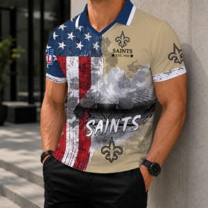 Limited Edition – Customized NFL New Orleans Saints Polo Shirt