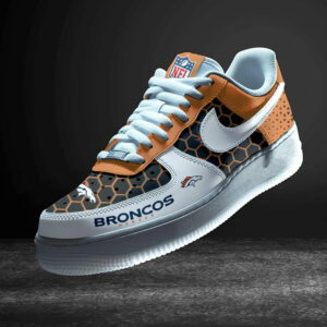 Limited Edition – Customized NFL Denver Broncos Air Force 1 Sneakers