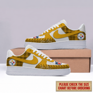 Limited Edition – Customized NFL Pittsburgh Steelers Air Force 1 Shoes