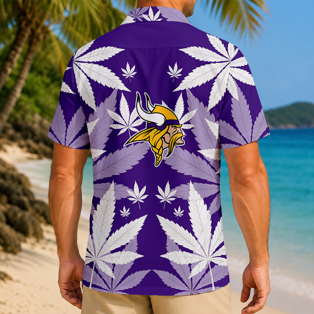 Limited Edition – Customized NFL Minnesota Vikings Unisex Hawaiian Shirt - Image 2