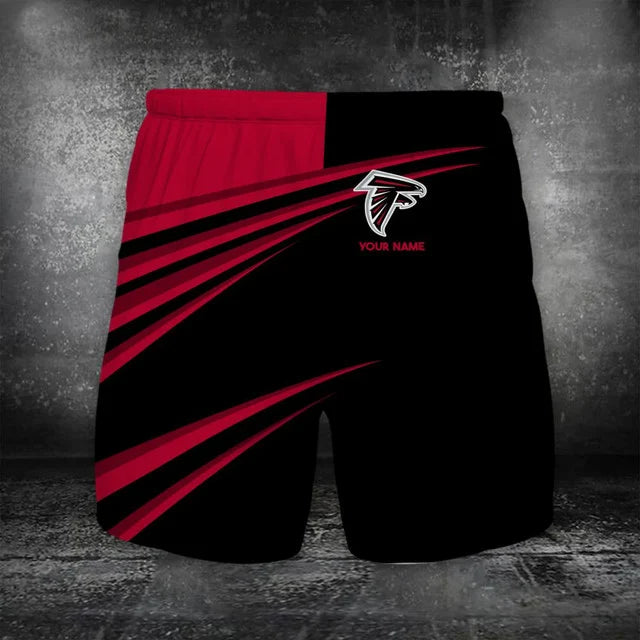 Limited Edition – Customized NFL Atlanta Falcons Polo Shirt & Short Pants Set - Image 2