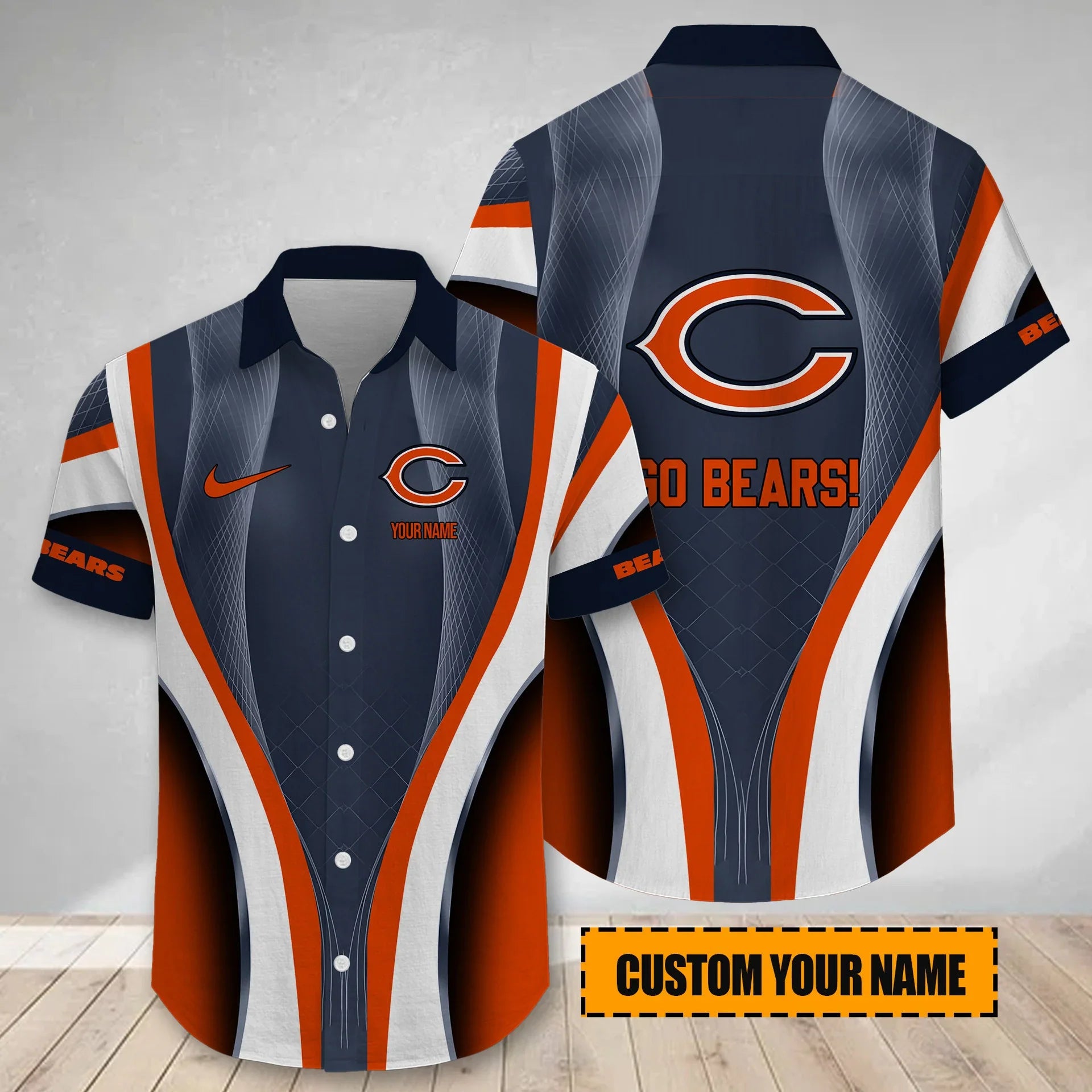 Limited Edition – Customized NFL Chicago Bears Hawaiian Shirt - Image 2