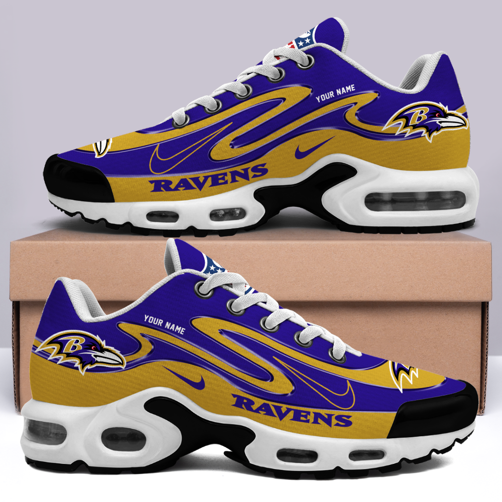 Limited Edition – Customized NFL Baltimore Ravens Air Max Plus Sneakers