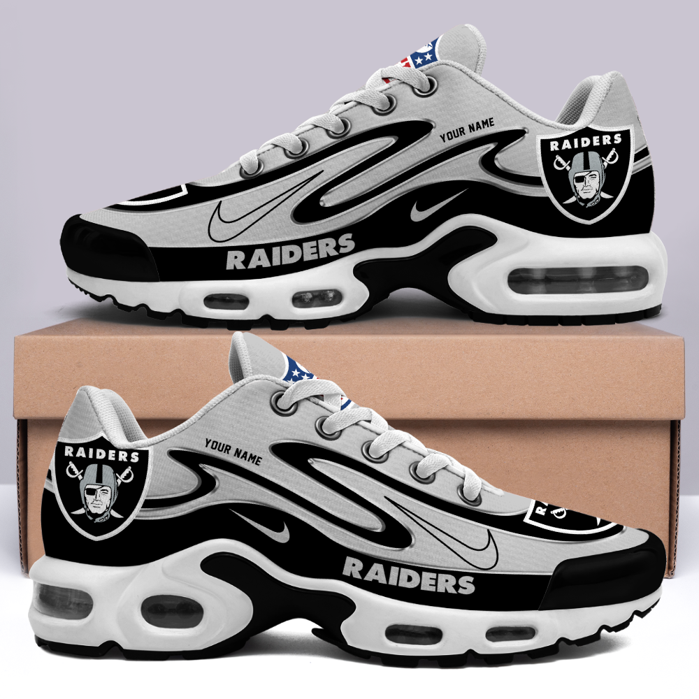 Limited Edition – Customized NFL Las Vegas Raiders Air Max Plus Sneakers