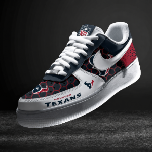 Limited Edition – Customized NFL Houston Texans Air Force 1 Sneakers