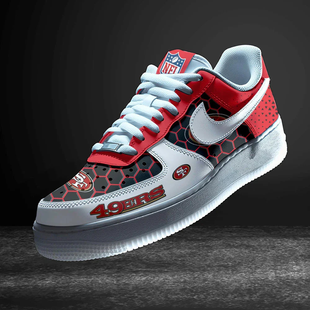 Limited Edition – Customized NFL San Francisco 49Ers Air Force 1 Sneakers