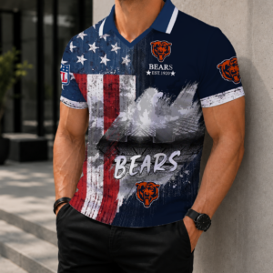 Limited Edition – Customized NFL Chicago Bears Polo Shirt