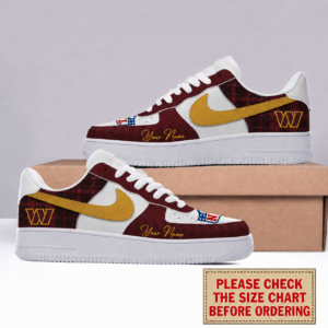 Limited Edition – Customized NFL Washington Commanders Air Force 1 Shoes
