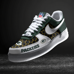 Limited Edition – Customized NFL Green Bay Packers Air Force 1 Sneakers