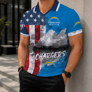 Limited Edition – Customized NFL Los Angeles Chargers Polo Shirt